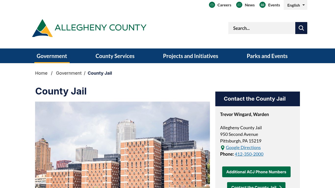 Allegheny County Jail Inmate Search